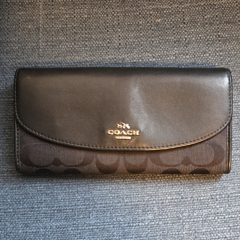 Coach Black Signature Wallet